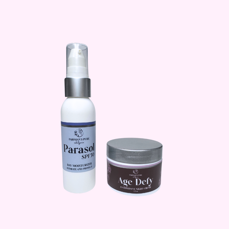 Age Defy Night Cream & Parasol SPF 50 Day Cream Duo: Anti-Aging & Protection