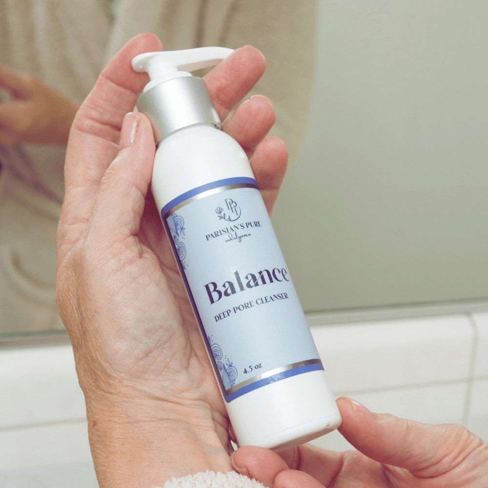 Balance Purifying Cleanser Minimize Pores & Control Oil Parisians Pure Indulgence skincare for women over 50
