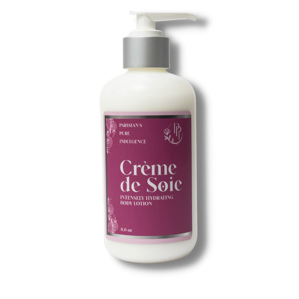 Creme de Soie Hydrating Body Lotion for dry, sensitive skin | Parisians Pure skincare for women over 50