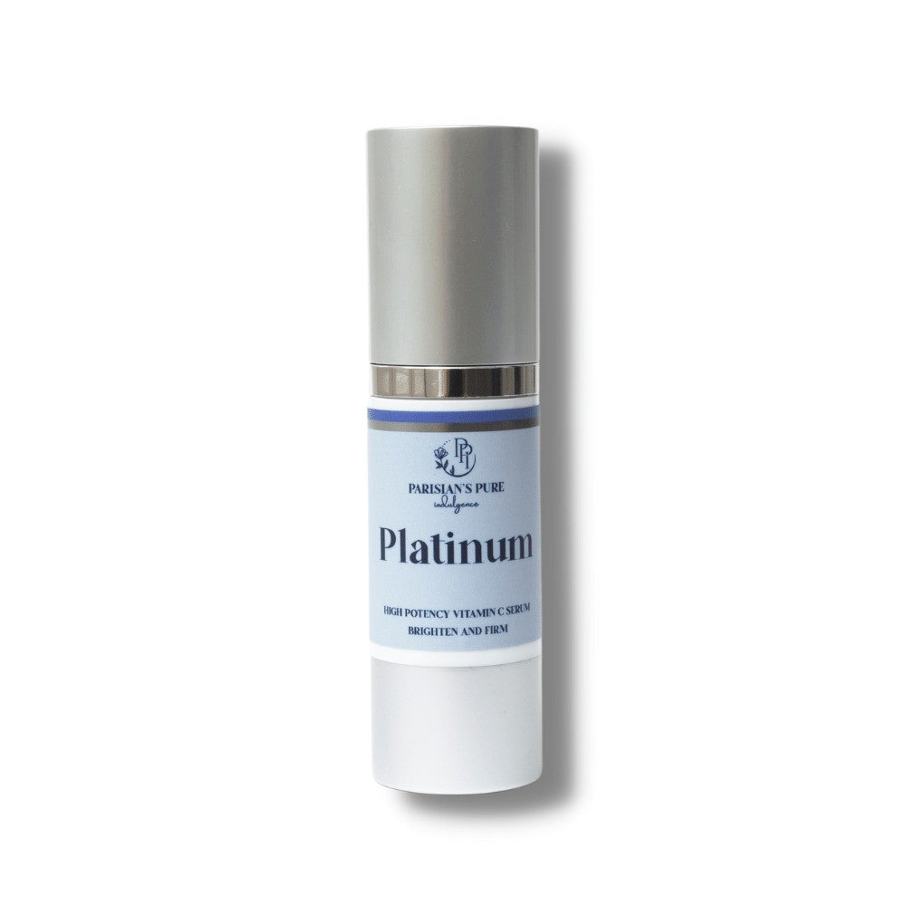 Platinum Pure Vitamin C Serum: High Potency to Illuminate Skin | Parisians Pure Indulgence