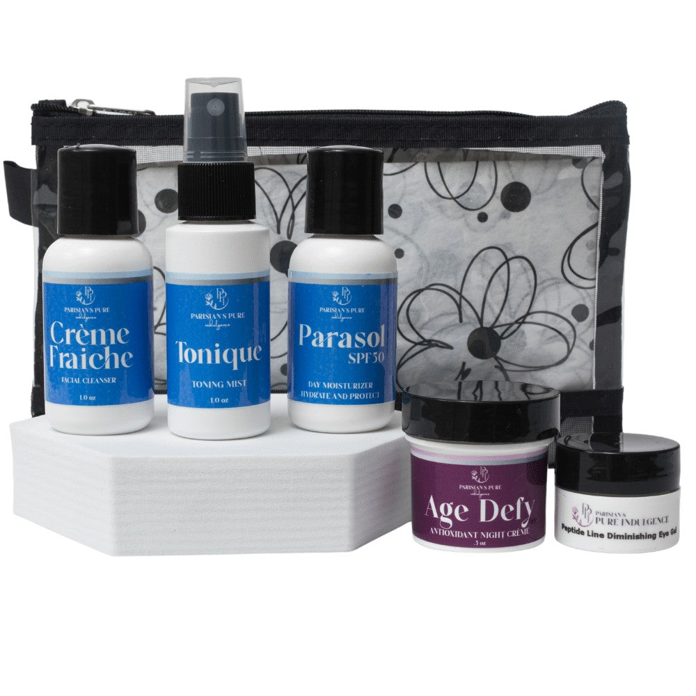 Travel Collection Gift - Organic Facial Treatments Parisians Pure Indulgence